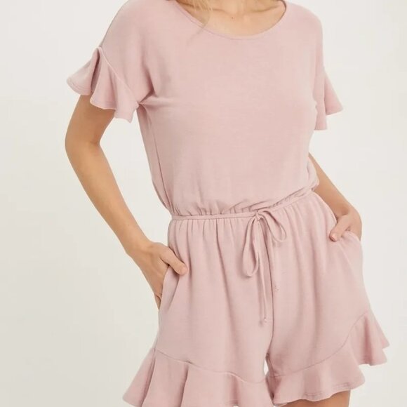 CLEAR OUT!!!! Ruffle Hem Romper - Picture 8 of 8